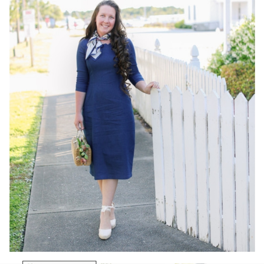 Denim dress